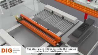 Ship Panel Production Line / Laser-Hybrid Welding / Shipbuilding Automation / 3D Demonstration