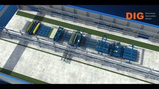 The panel production line