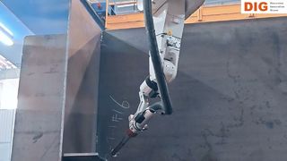 जटिल जहाज ब्लॉकों के लिए रोबोटिक वेल्डिंग